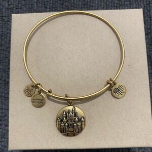 Alex and Ani Disney Castle sleeping beauty Disneyland gold